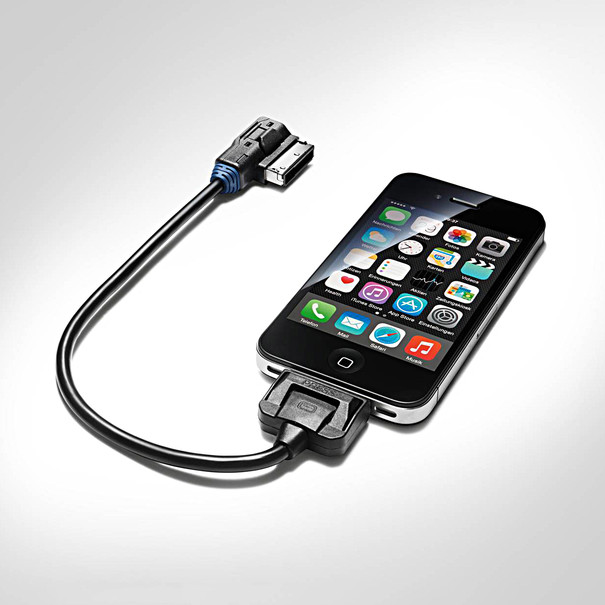 Apple dock-connector adapterkabel voor AMI, audio, blauwe plug