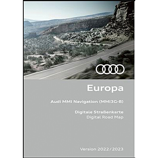 Audi Navigatie update MMI3G-B, Europa 22-23