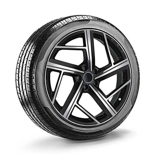 19 inch all-seasonset stijl 8, zwart gepolijst - Audi A8