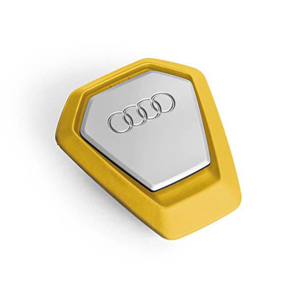 Audi Singleframe luchtverfrisser geel