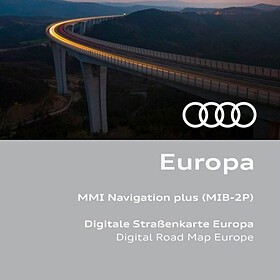 Navigatie update MMI, Europa 2021/2022, inclusief Audi connect diensten en infotainment basis