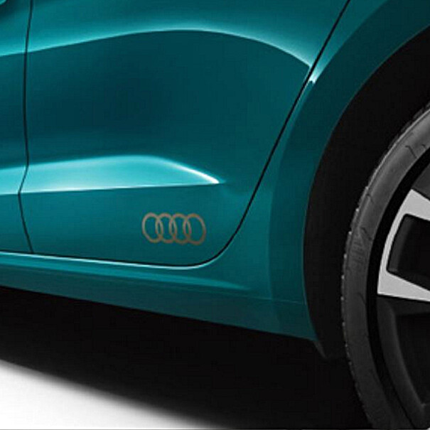 Decorfolie Audi ringen brons