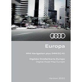 Audi Navigatie update MMI3G-H, Europa 2022