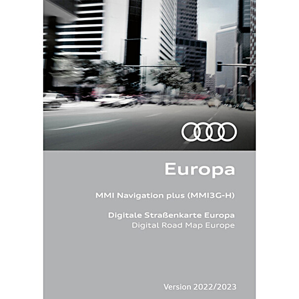 Audi Navigatie update MMI3G-H, Europa 22-23