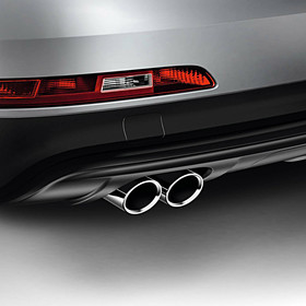 Audi Chromen uitlaatsierstuk Q3, dubbel links