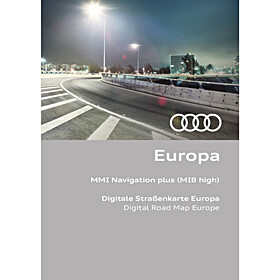 Audi Navi update Europa versie 2021/2022 (MMI Plus MIB high)