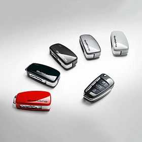 Audi Sleutelcover Misano rood, quattro