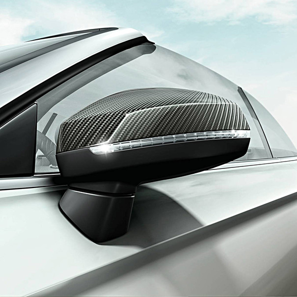 Audi Carbon spiegelkappen A3, zonder side assist