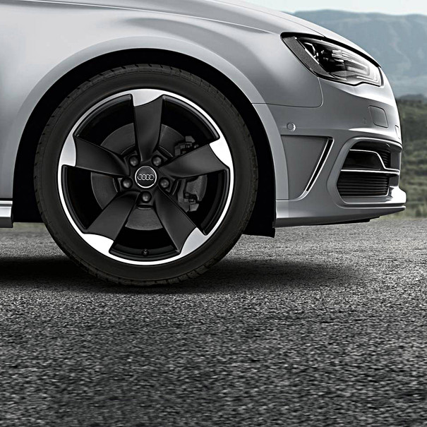 gebruiker barsten Soepel 18 inch lichtmetalen zomerset, 5-arm Rotor mat zwart - Audi webshop