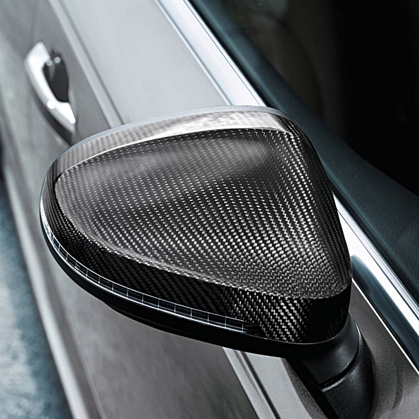 Audi Carbon spiegelkappen A4, zonder side assist