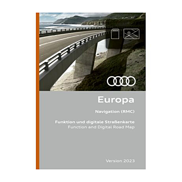 Audi Activatie voor navigatie functie RMC, Europa 2023