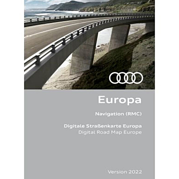 Audi Navigatie update RMC, Europa 2022