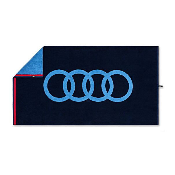 Audi Handdoek Blauw, 50x100cm