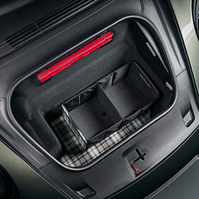Porsche Bagageruimtebox opvouwbaar Heritage Design - Tartan
