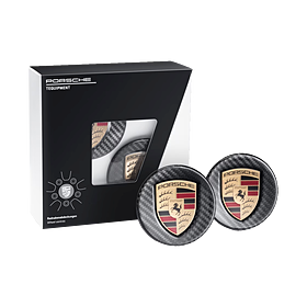 Porsche Carbon wielnaafdoppen