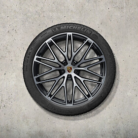 Porsche 21-inch RS Spyder Design complete zomerset voor Macan III
