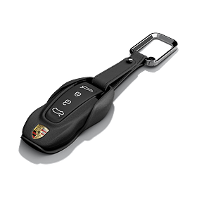 Porsche Sleuteletui leder zwart