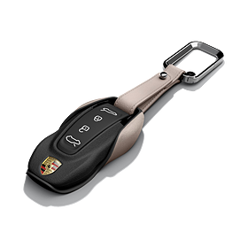 Porsche Sleuteletui leder kalk beige