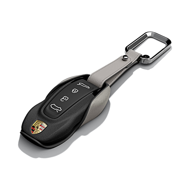Porsche Sleuteletui leder krijt
