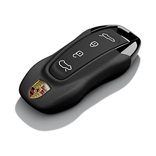 Porsche Autosleutel kapjes leder zwart