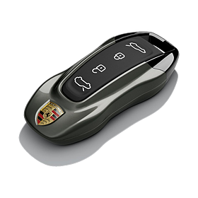 Porsche Autosleutel kapjes gespoten aventurijn groen metallic