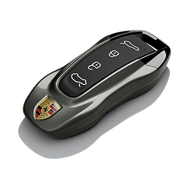 Porsche Autosleutel kapjes gespoten aventurijn groen metallic