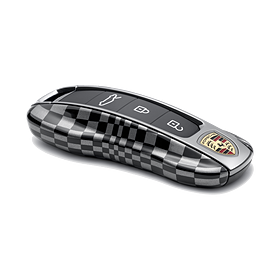Porsche Autosleutel kapjes gespoten in Heritage design