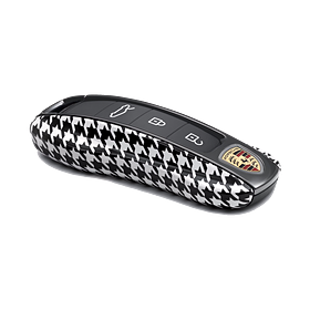 Porsche Autosleutel kapjes gespoten in Pepita design