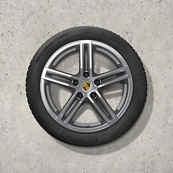 Porsche 19-inch Panamera complete winterwielenset, zilver