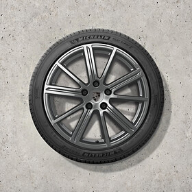 Porsche 20-inch Panamera Turbo complete winterwielenset, Adamantium