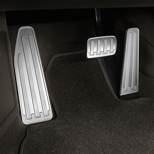 Porsche Aluminium pedalensysteem en voetensteun voor 991 PDK