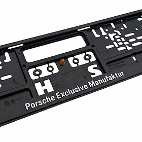Kentekenplaathouder Porsche Exclusive Manufaktur