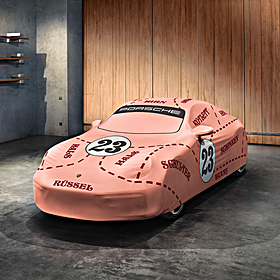 Porsche Autohoes voor binnen - 992 Turbo "Pink Pig"