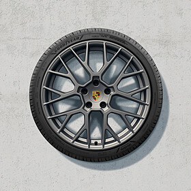 Porsche 20-/21 inch RS Spyder Design complete winterwielenset voor 992-2