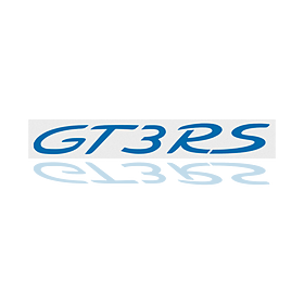 Belettering 'GT3 RS' Riviera Blue - Porsche 996 GT3 RS