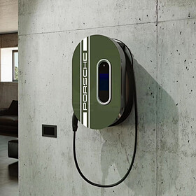 Afdekking Heritage design voor laaddock met Porsche Mobile Charger Connect