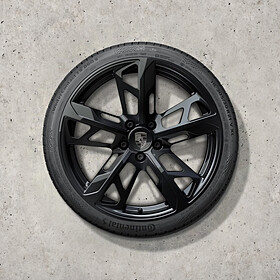 Porsche 21-inch Cross Turismo Design complete winterwielenset, zwart (hoogglans)