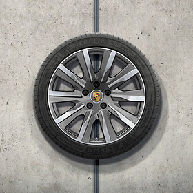 Porsche 20 inch Taycan Tequipment Design complete zomerwielenset voor Taycan