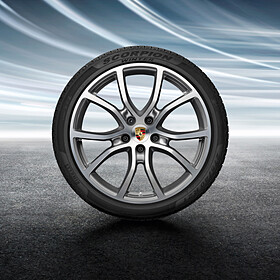 Porsche 21 inch Cayenne Exclusive Design complete winterwielenset voor Cayenne Coupe (E3)