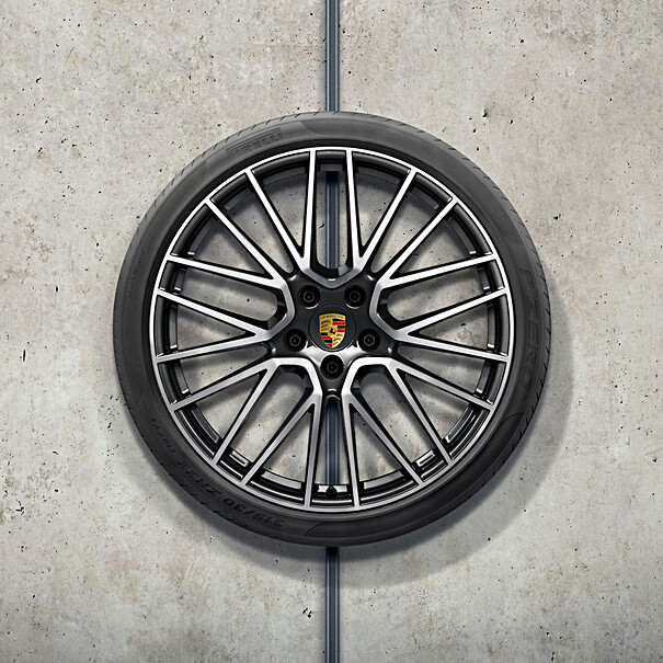 Porsche 22-inch RS Spyder Design complete zomerset voor Cayenne E3