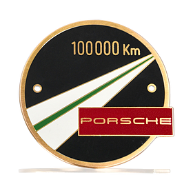 Porsche Classic Grill Badge 100.000km