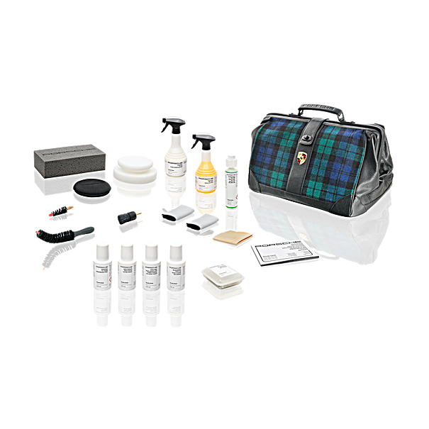 Porsche Classic Care set Schotse ruit