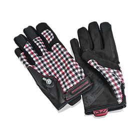 Porsche Montage handschoen Pepita Rood