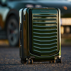 Porsche Roadster hardcase trolley S, Oak Green Metallic