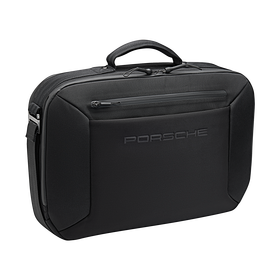 Porsche 2 in 1 Messenger Bag & Backpack, zwart