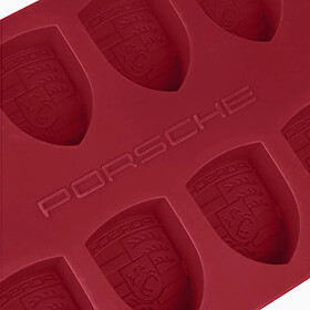 IJsblokjesvorm Porsche embleem