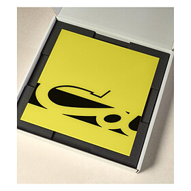 Porsche Carrera Colour Collection – wanddecoratie lichtgeel/zwart