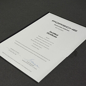 Porsche Carrera Colour Collection – wanddecoratie lichtgeel/zwart