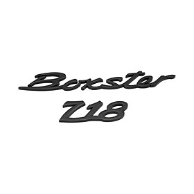 Porsche Set embleem magneten, 718 en Boxster