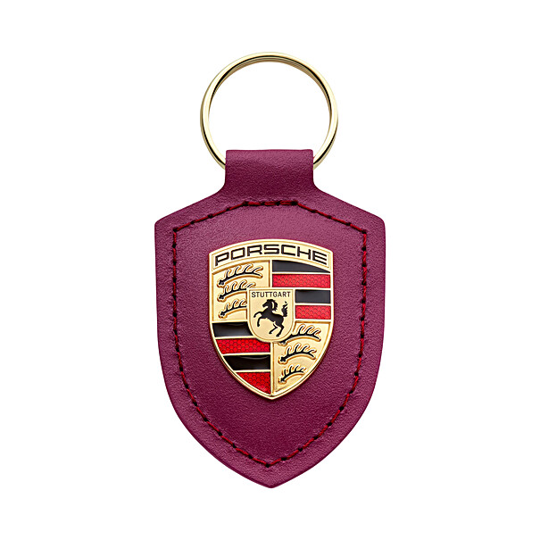 Sleutelhanger Porsche embleem 'Driven by Dreams', Limited Edition, 75Y Porsche Sports Cars collectie